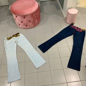 2 pairs size 26 von dutch jeans